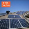 home use 5kw off grid solar power system